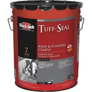 Black-Jack-6147-9-30-Tuff-Seal-Roof-Flashing-Cement-Black-5-Gallon